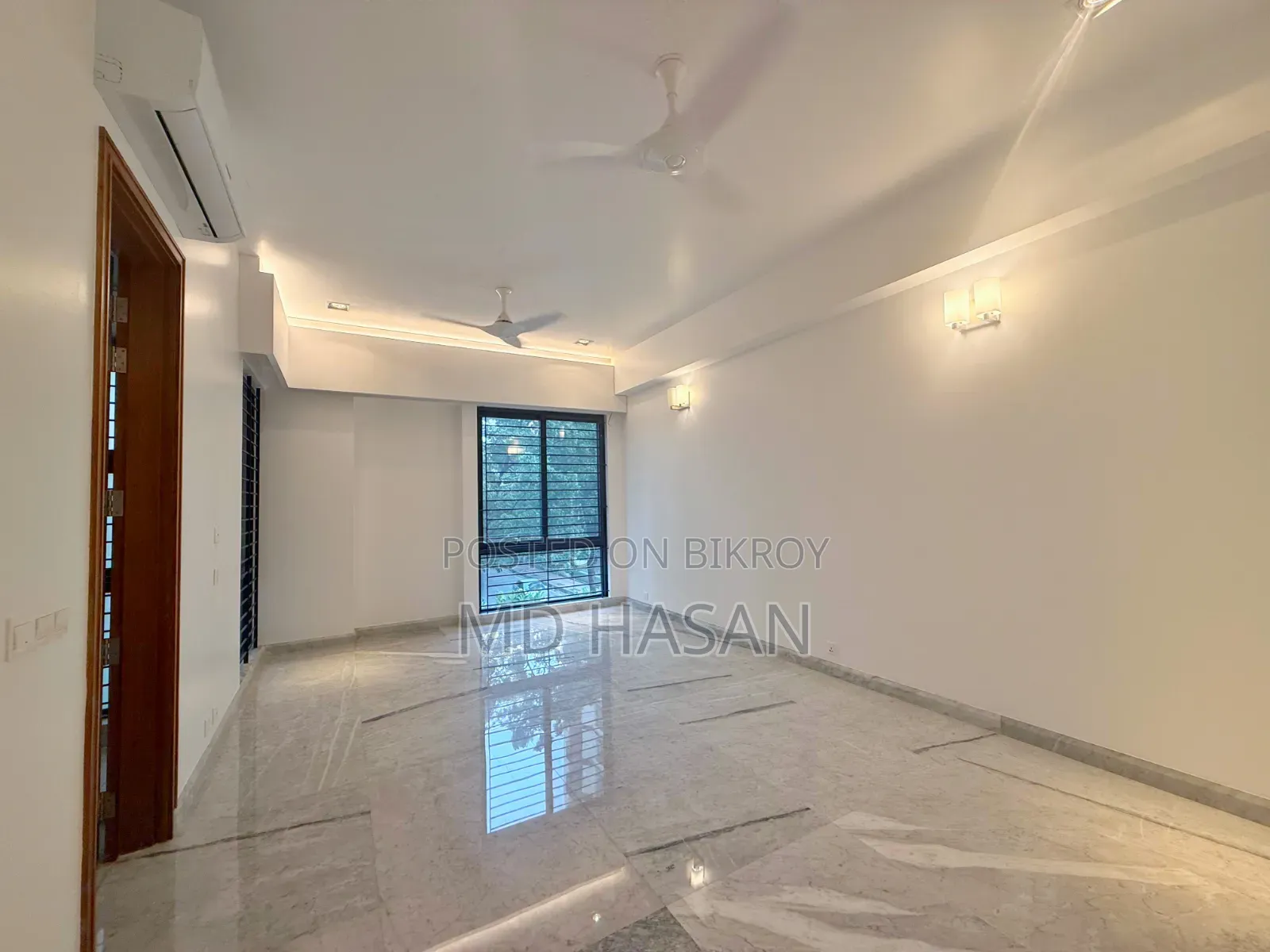 4bdrm Apartment in Semi Furbished Flat for Rent