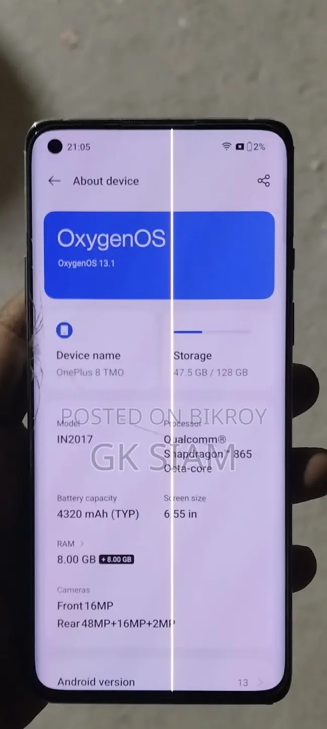 OnePlus 8T . (Used)