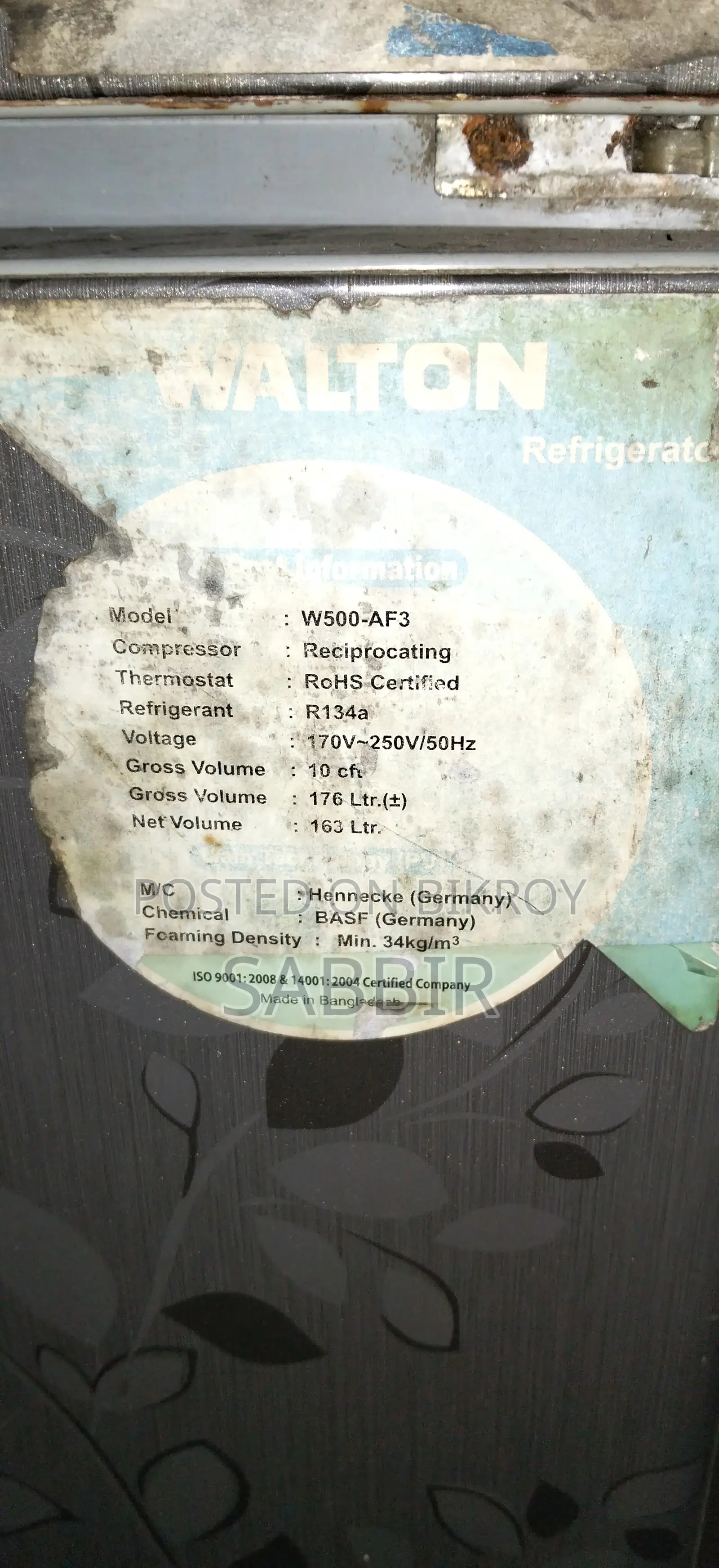 Walton Fridge for Sale