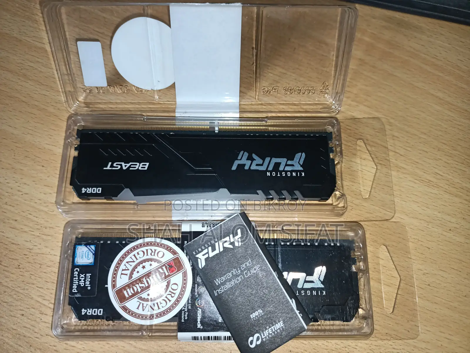 Kingston Fury Beast 8GB 3200MHz DDR4 RGB Desktop RAM