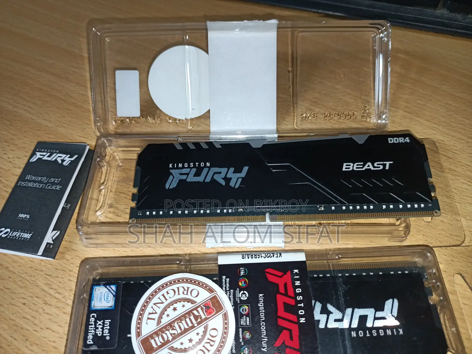 Kingston Fury Beast 8GB 3200MHz DDR4 RGB Desktop RAM