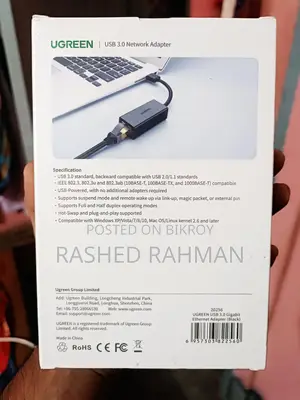 Ugreen CR111 USB 3.0 to Gigabit Ethernet Adapter