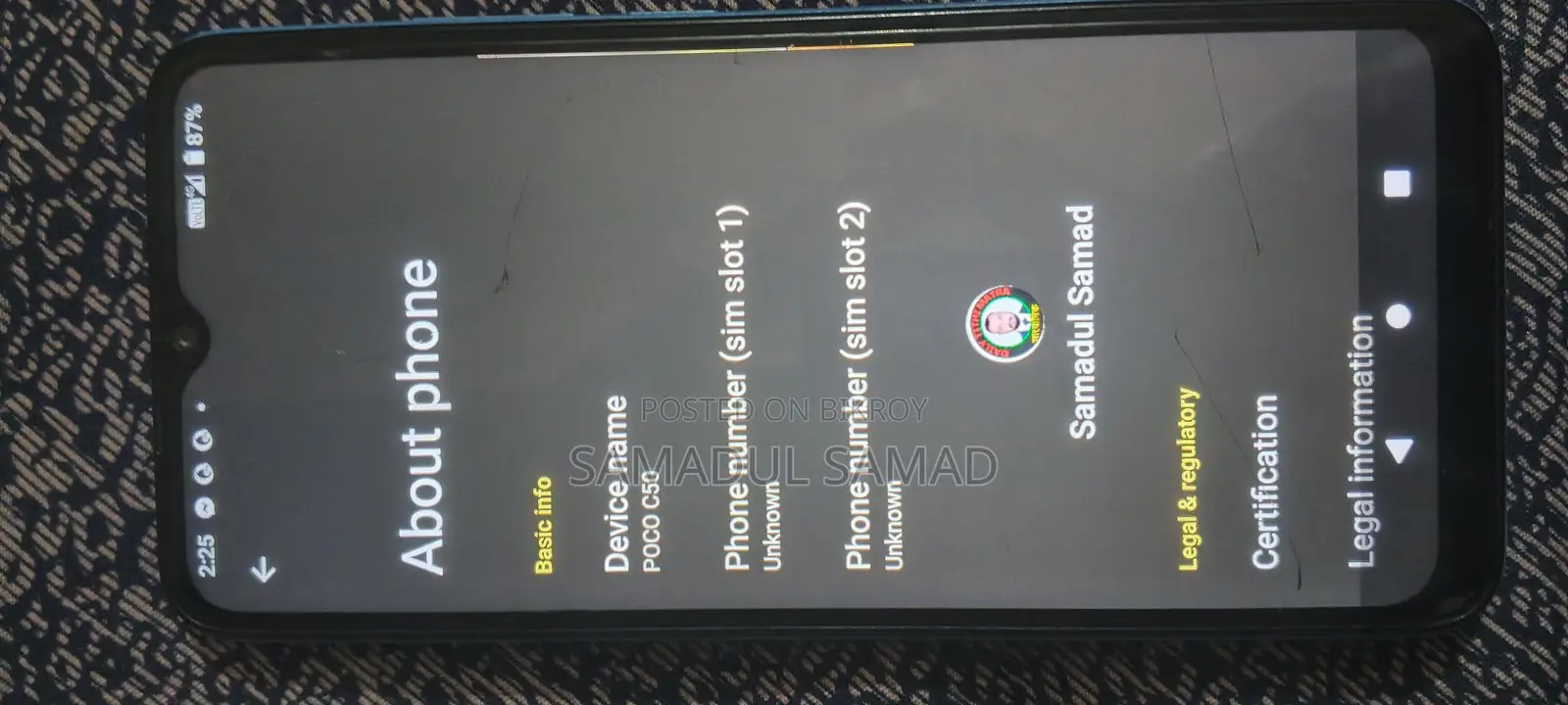 Xiaomi Poco c51 . (Used)