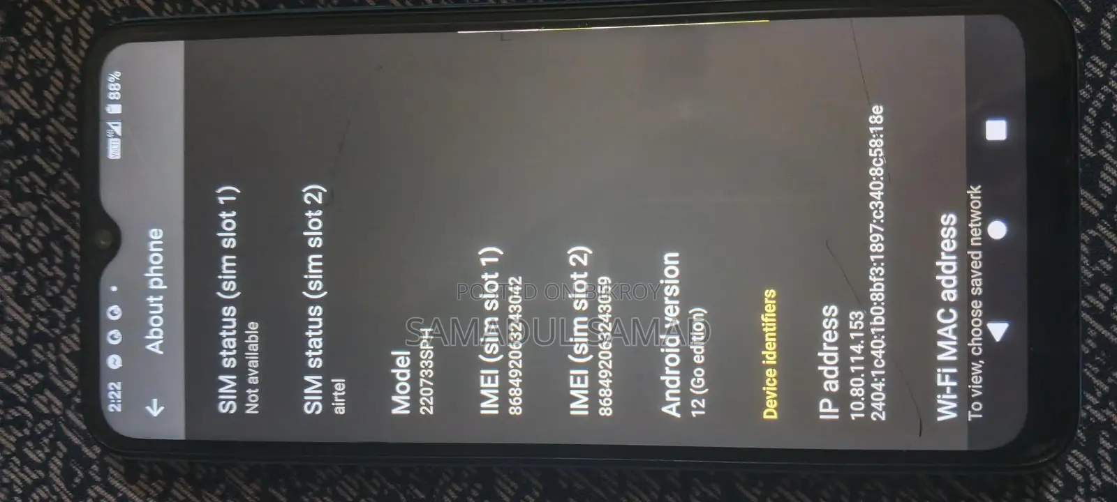 Xiaomi Poco c51 . (Used)