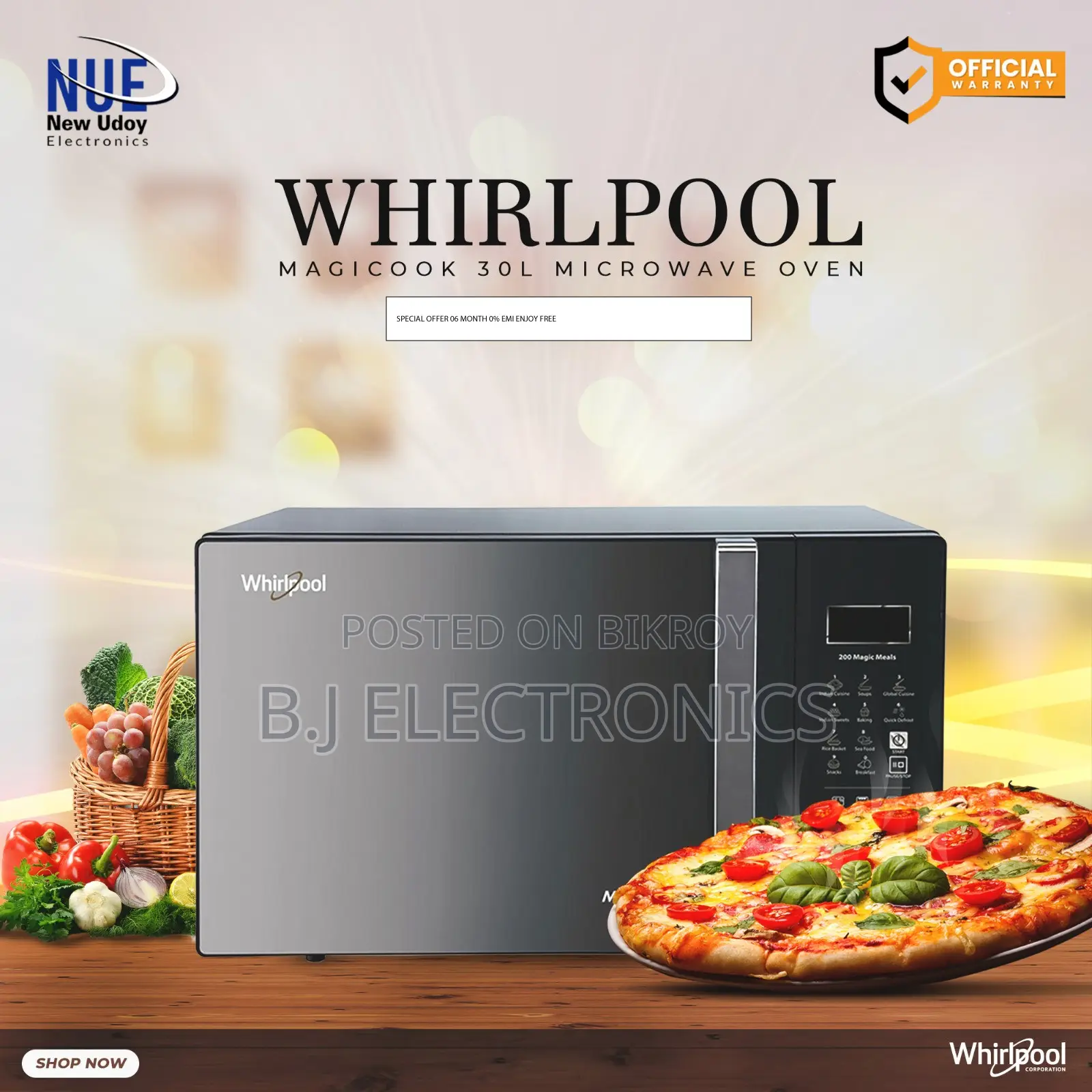 Magicook Elite Convection Microwave 30L Black Mirror