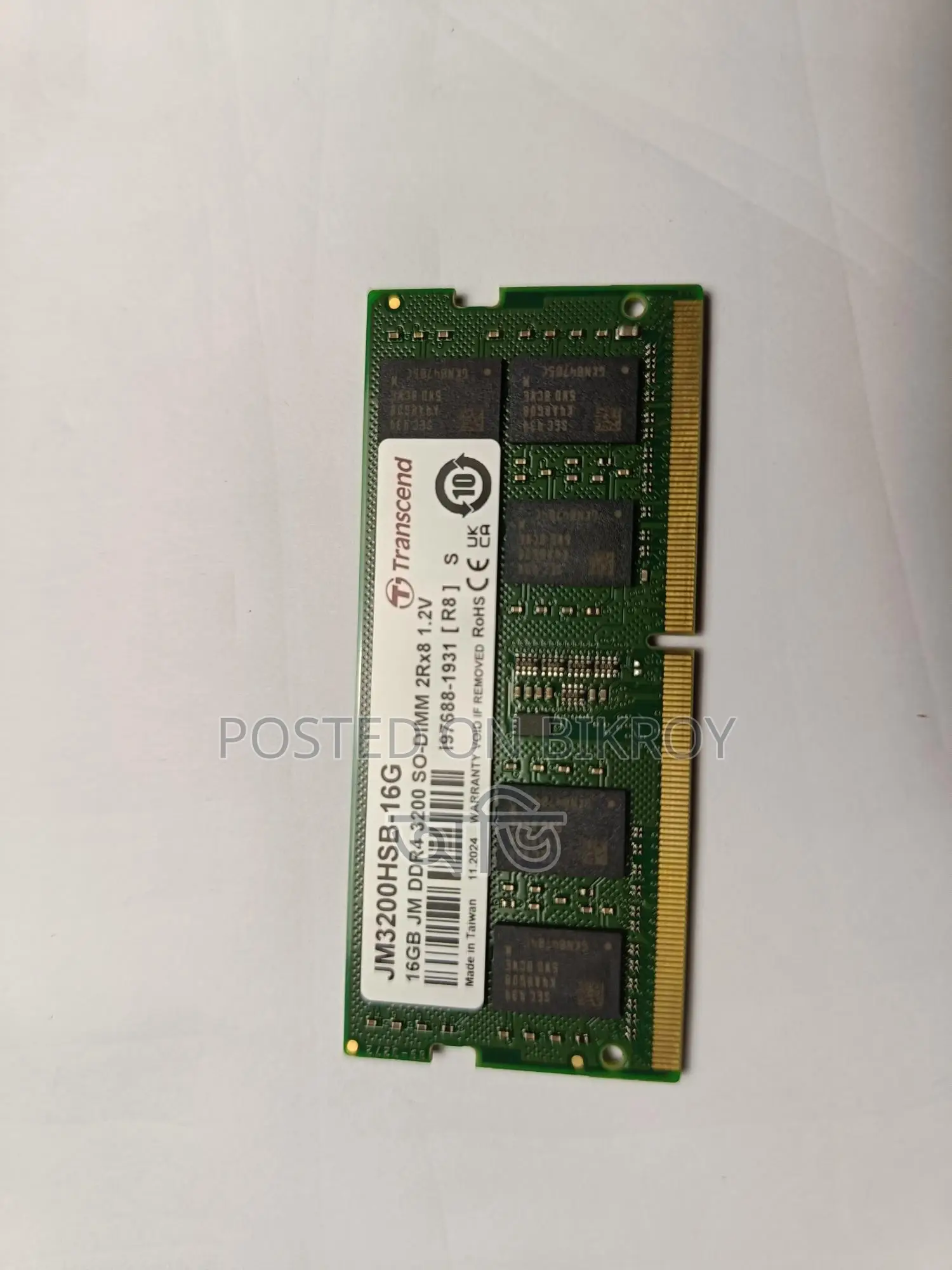 Transcend 16GB Laptop RAM