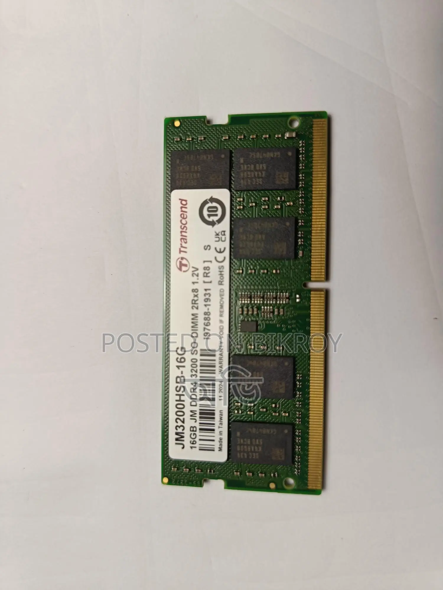 Transcend 16GB Laptop RAM