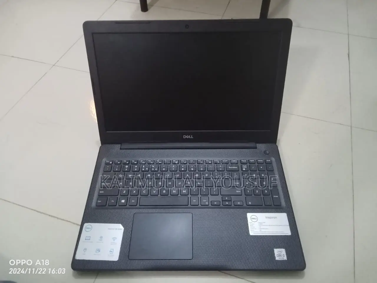 Core I3 10th Gen 8GB RAM 15.6" Display