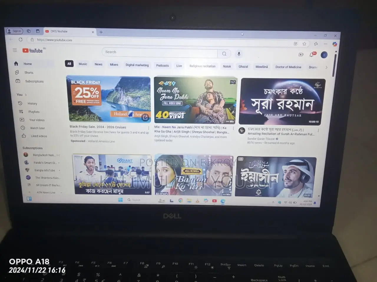 Core I3 10th Gen 8GB RAM 15.6" Display