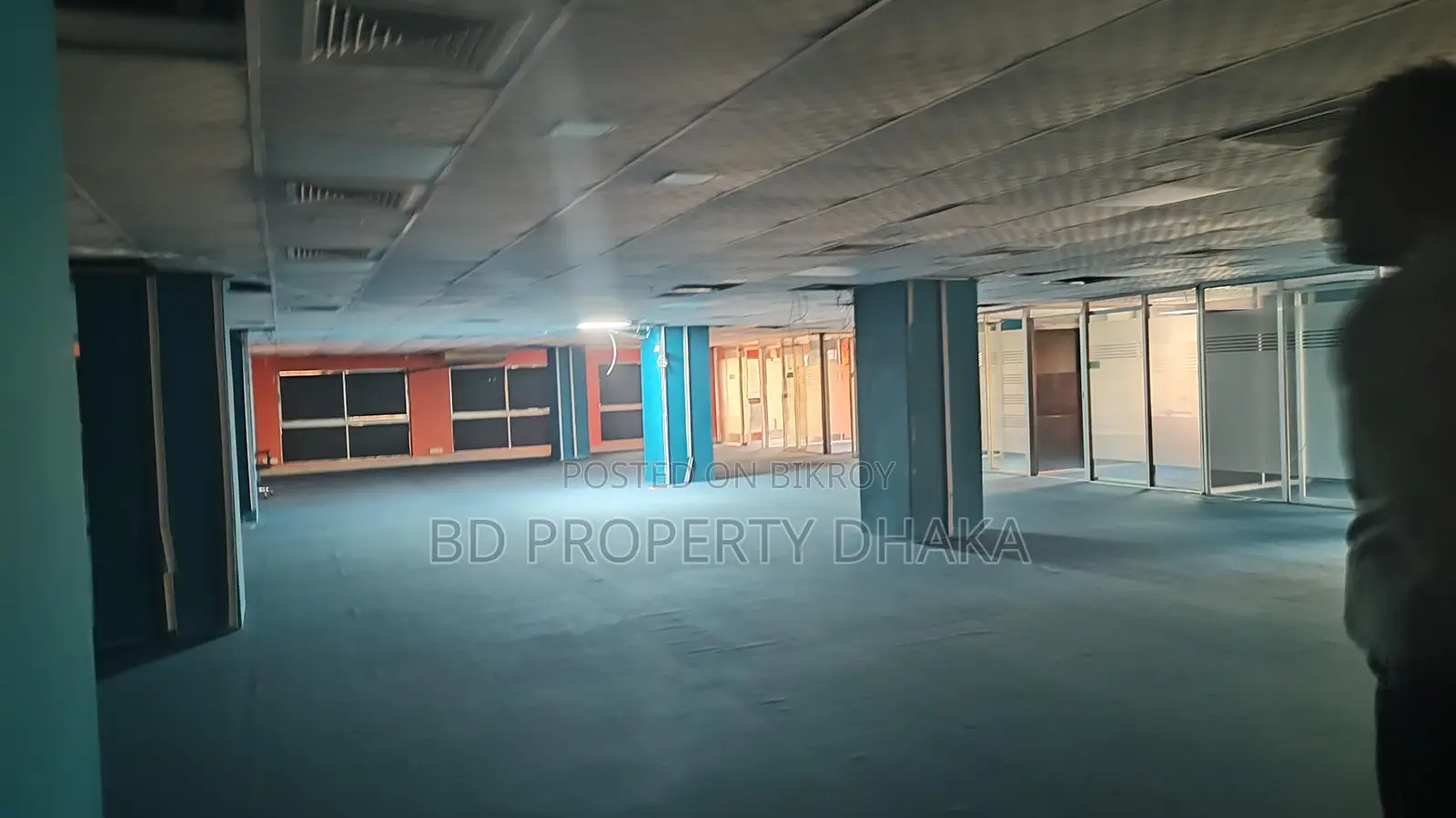 12400 Sqft Open Commercial Semi Furnished Space Rent in Mohakali