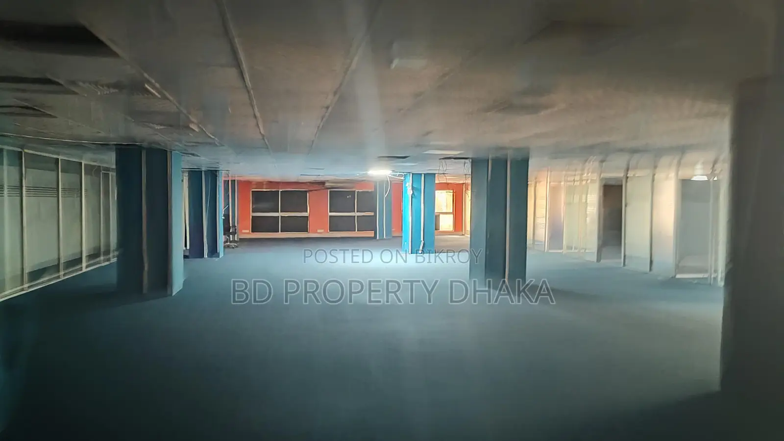 12400 Sqft Open Commercial Semi Furnished Space Rent in Mohakali