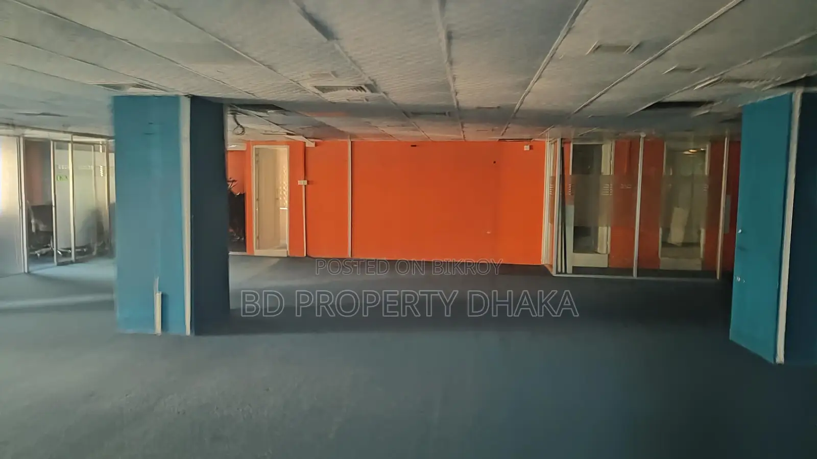 12400 Sqft Open Commercial Semi Furnished Space Rent in Mohakali