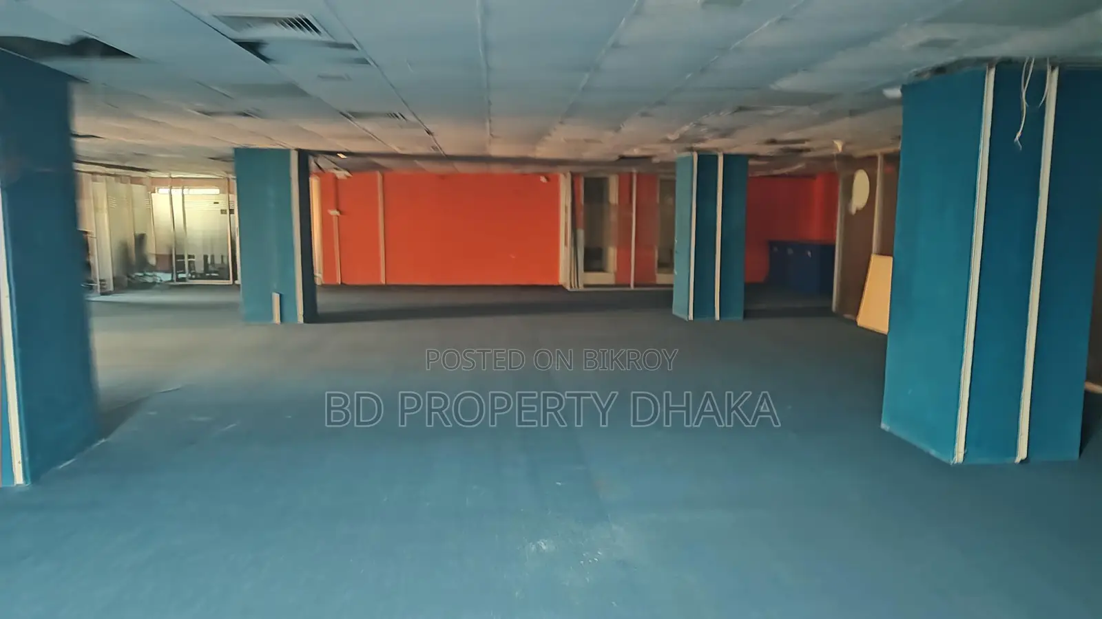 12400 Sqft Open Commercial Semi Furnished Space Rent in Mohakali