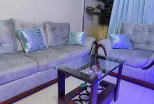 Teak Wood Sofa Set (3+1) with Center Table