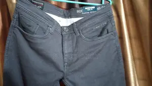 Mens Spandex Oversized Denim Long Pant