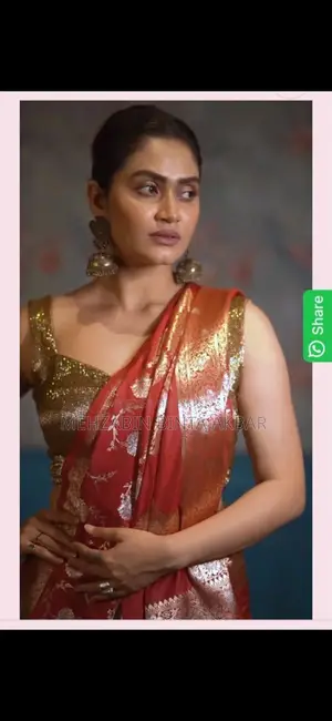 Maroon Katan Banarasi Silk Saree for Bride