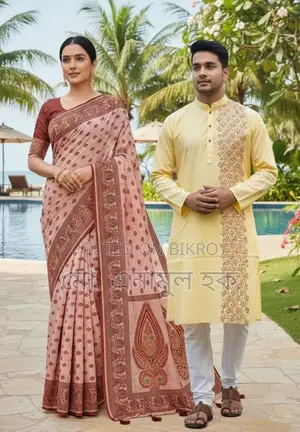 Couple Dress Collection Saree/Panjabi
