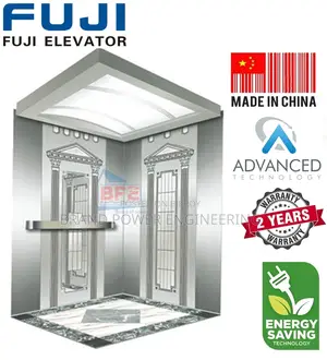 Fuji 10-Stop Passenger Lift | 6 Person Capacity – Premium Finish