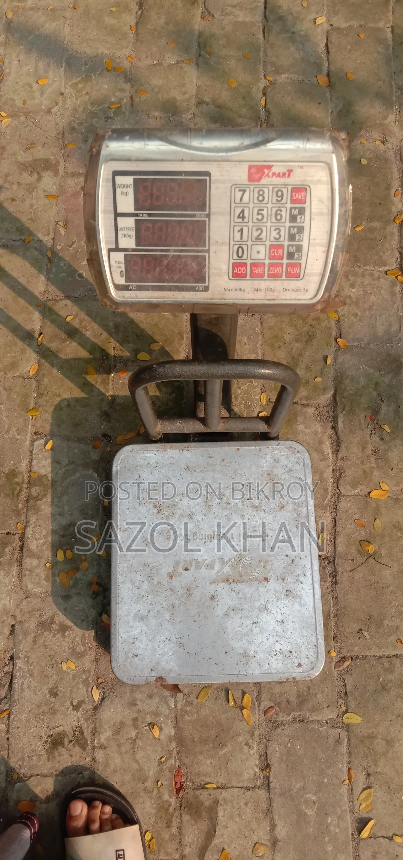 Xpart 60kg Weighing Scale