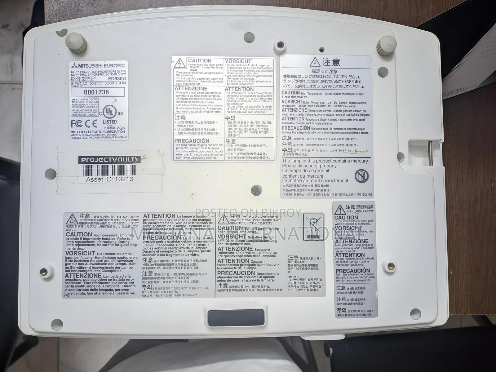 Mitsubishi FD630U Full Hd 4000 Lumen