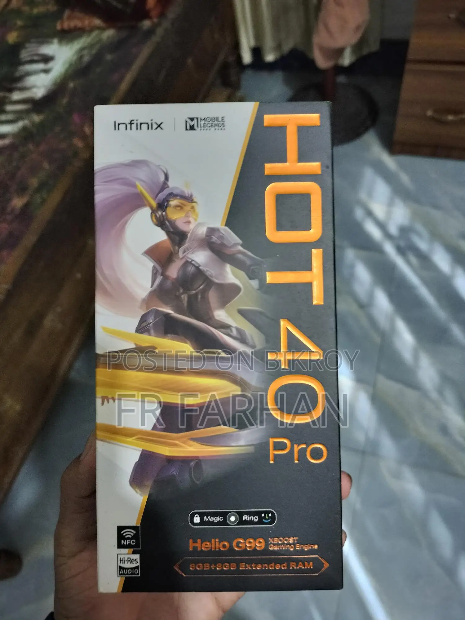 Infinix Hot 40 Pro 128 GB Gold