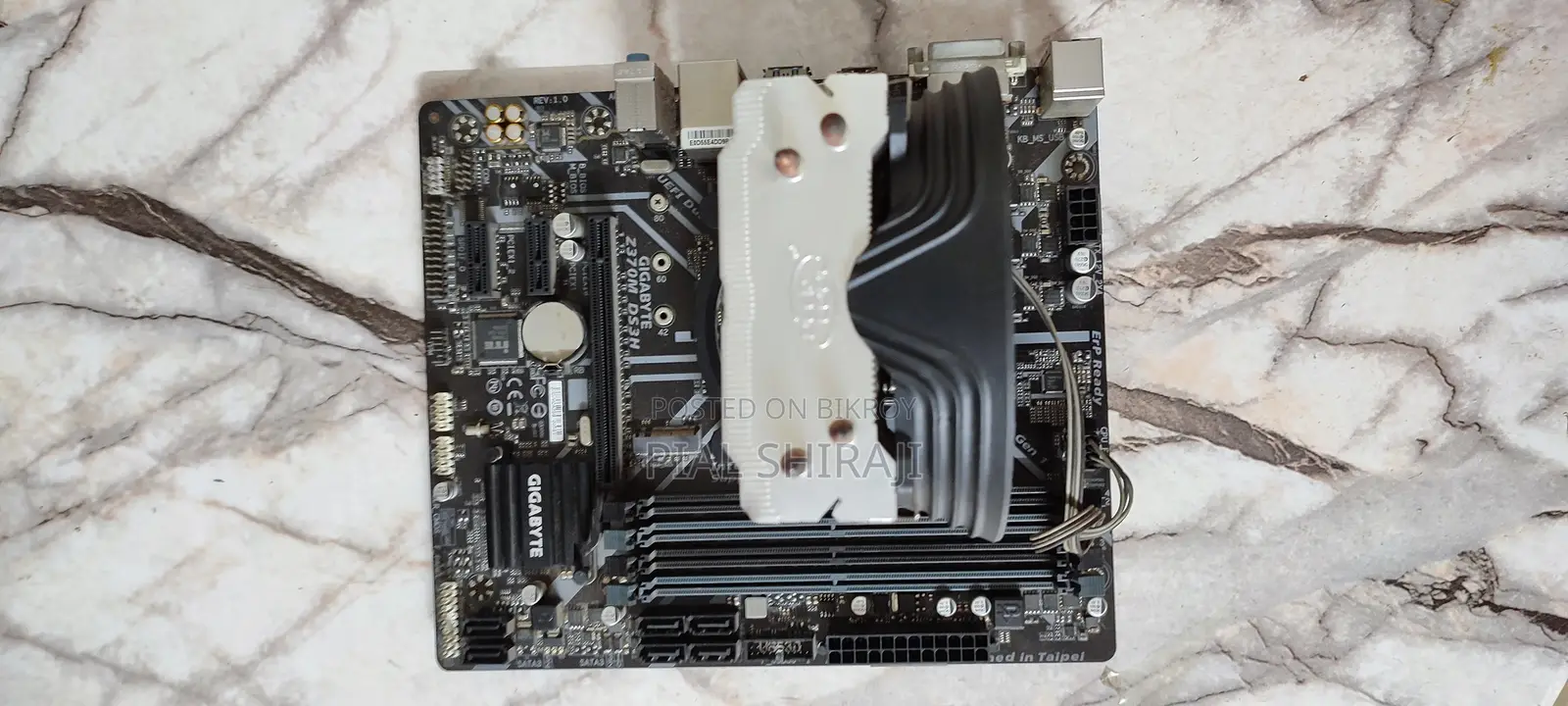 Motherboard, Processor & Air Cooler