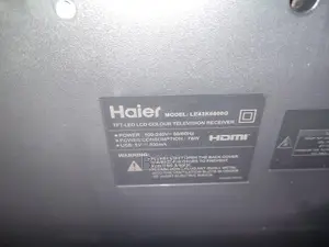 Haier 43" LED 4K Support Full Original TV