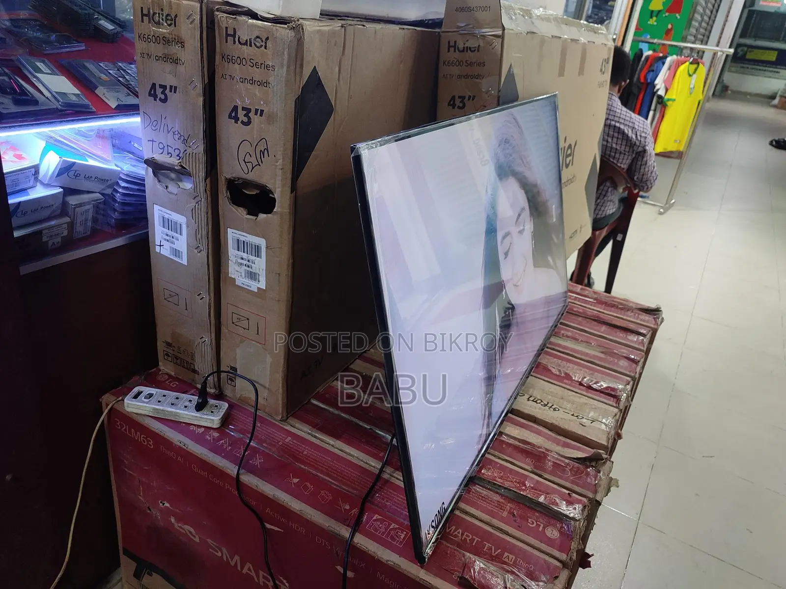 Haier 43" LED 4K Support Full Original TV
