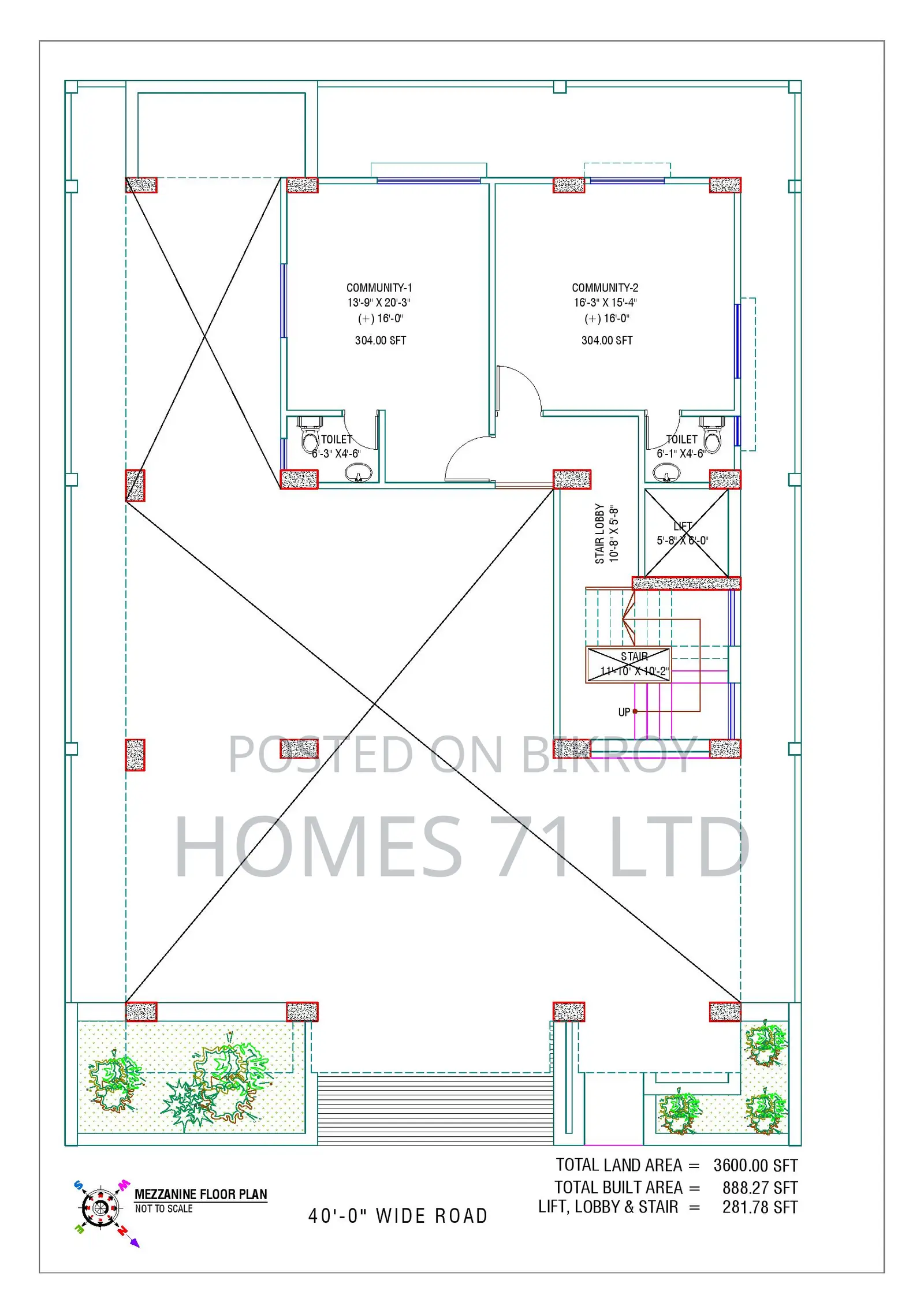 2850 Sft Flat For Sale at Jolshiri Abashon