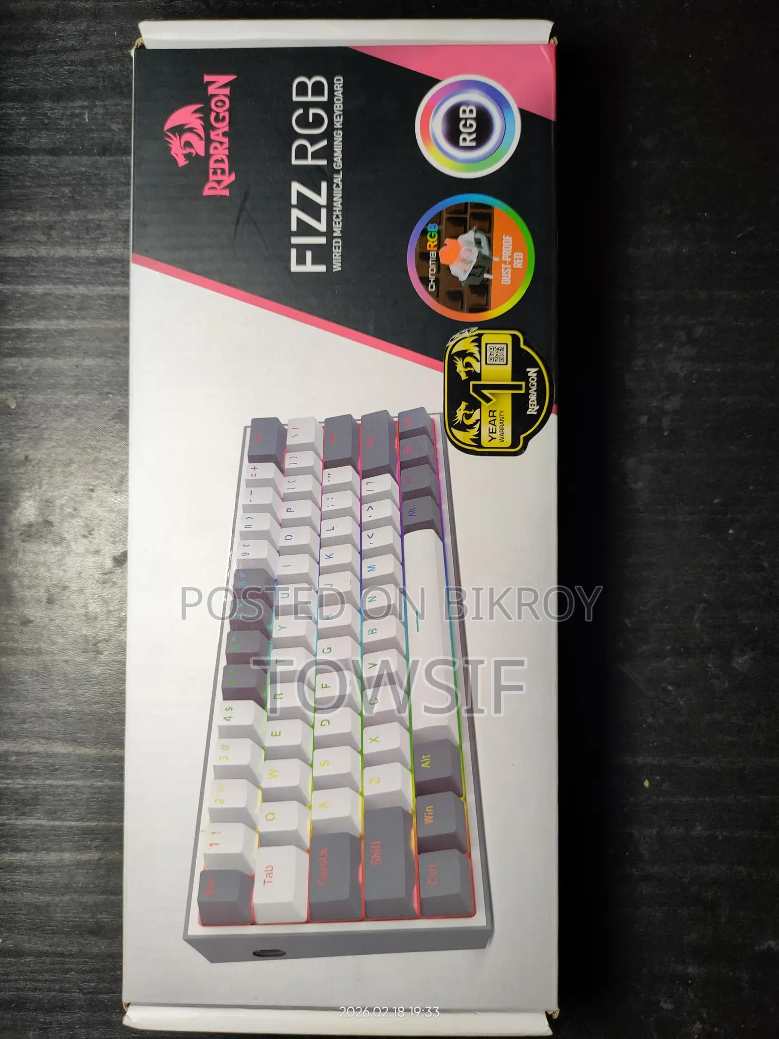 Redragon K617 Fizz RGB