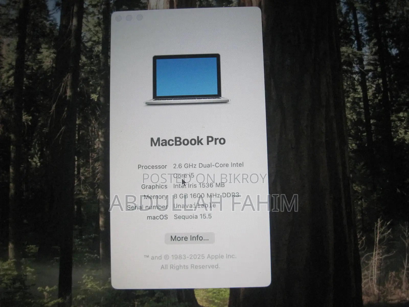 Macbook Pro 2015