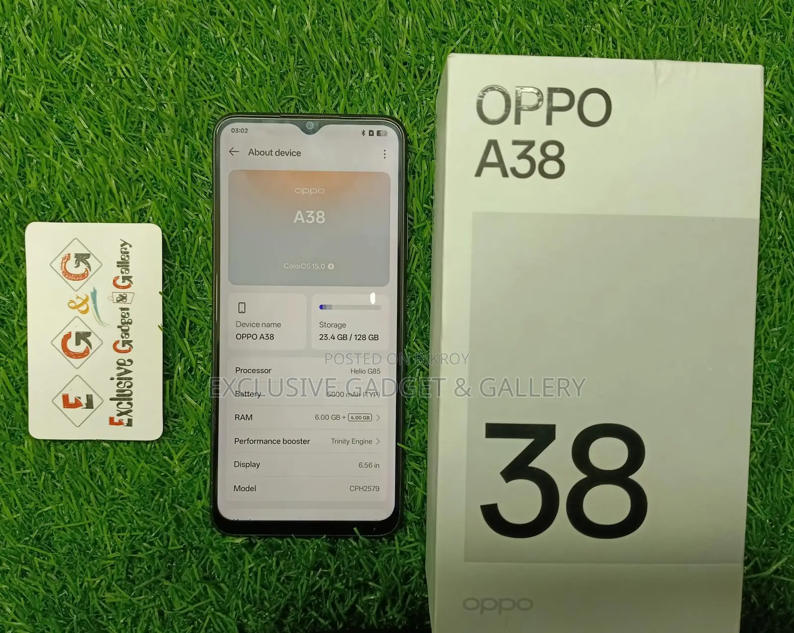 OPPO A38 6/128 GB fresh box (ব্যবহৃত)
