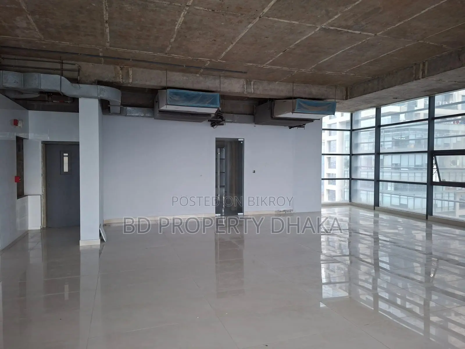 7000 Sqft New Excellent Open Commercial Space Rent in Gulshan Avenue