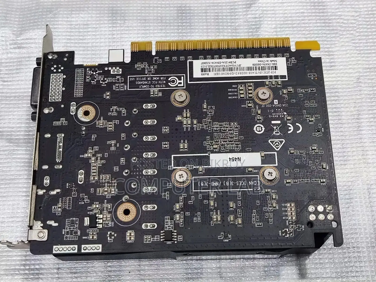 New Zotac GeForce Gtx-1050ti 4GB DDR5 Gaming Oc Edition with Warranty
