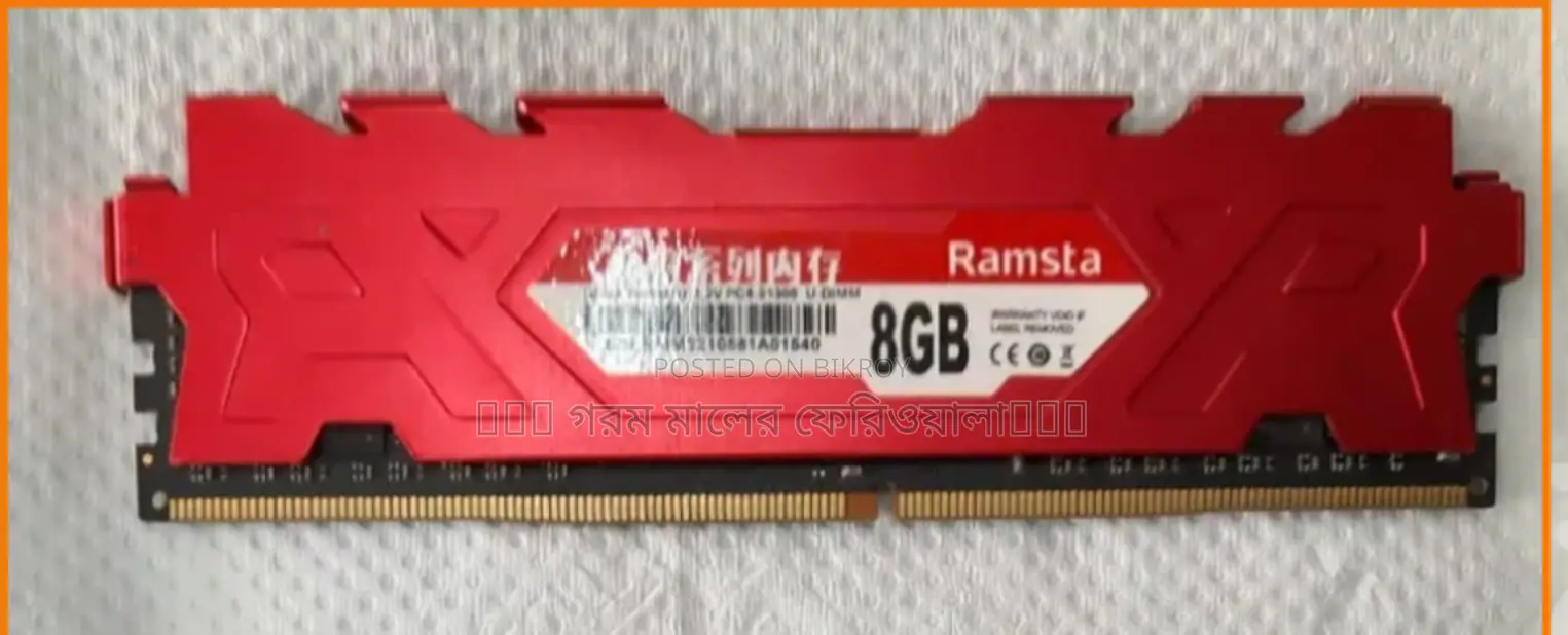 Ramasta Skywolf 8gb 2666/3200mhz Ddr4 Aluminum Heatsink Ram (used)
