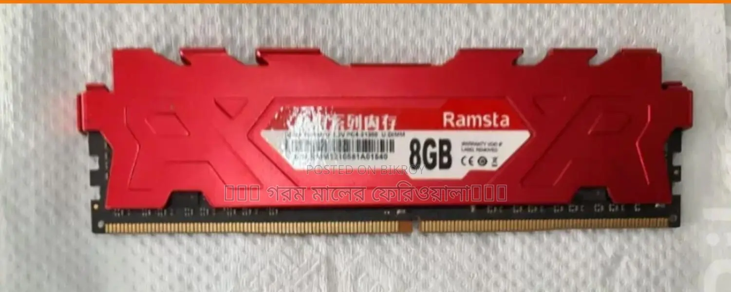 Ramasta Skywolf 8gb 2666/3200mhz Ddr4 Aluminum Heatsink Ram (used)