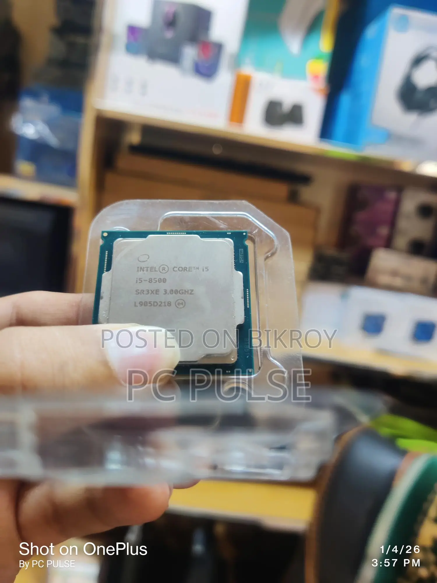 Core i5 8th generation with 1 year warranty