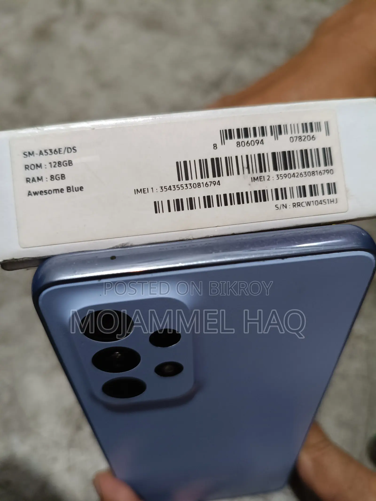Samsung Galaxy A53 5g 8/128 (Used)