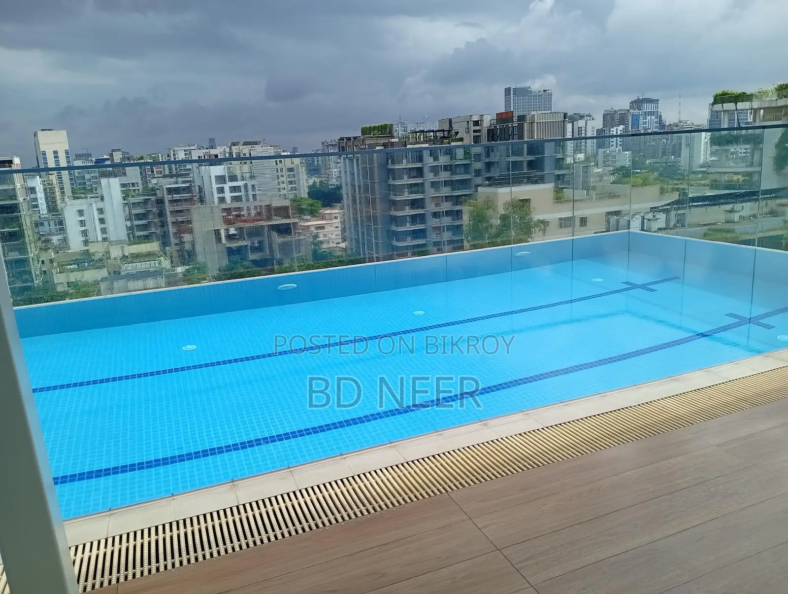 Duplex 8500 SqFt Gym Swimming pool 4 Bed Flat Rent in Gulshan-2 North