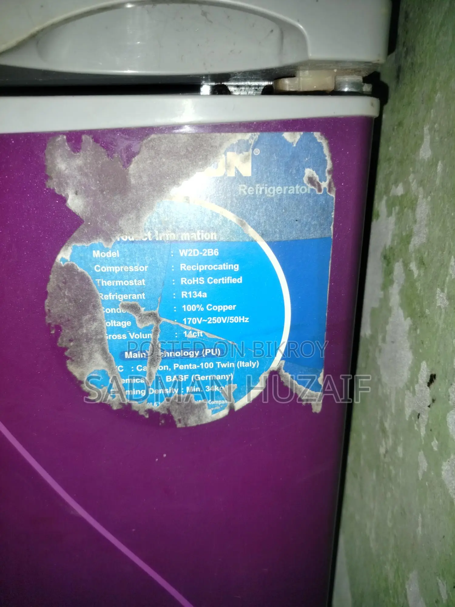 Walton 14 Cft Fridge - For Sale