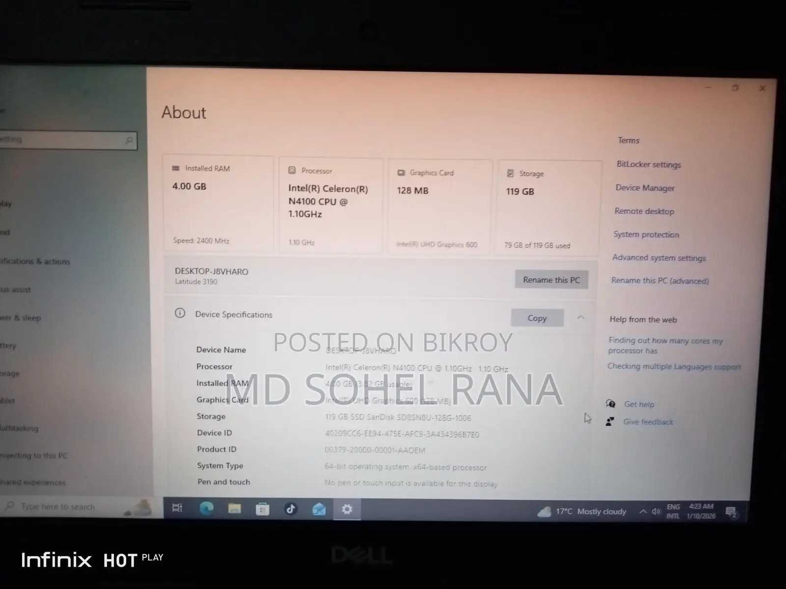DELL Laptop for Sale
