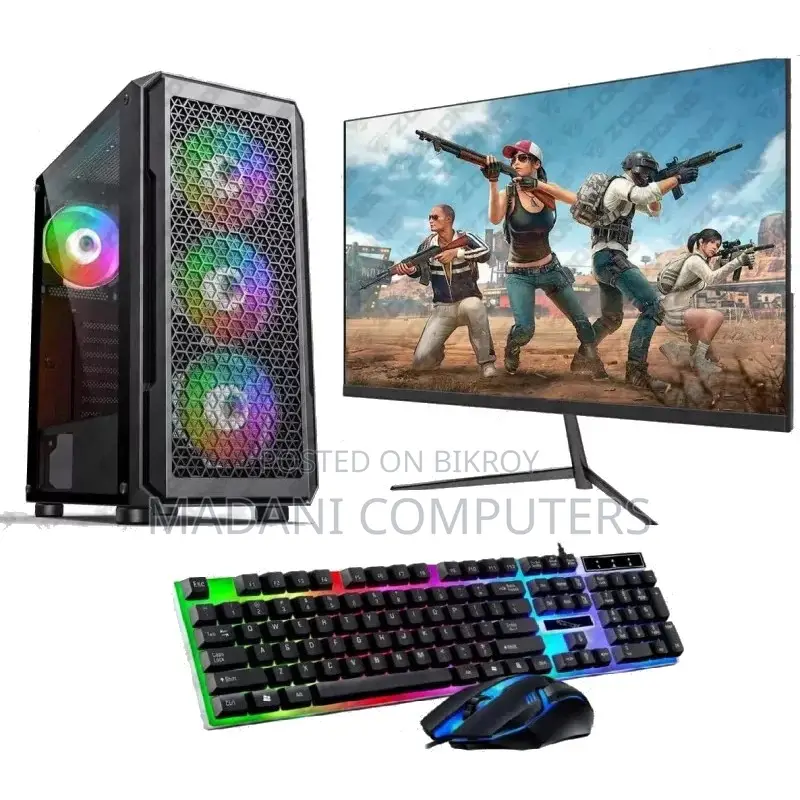 SUPER GAMING_Core I7 6th Gen 8GB RAM DDR-4 1TB/128GB SSD & HP 20" LED