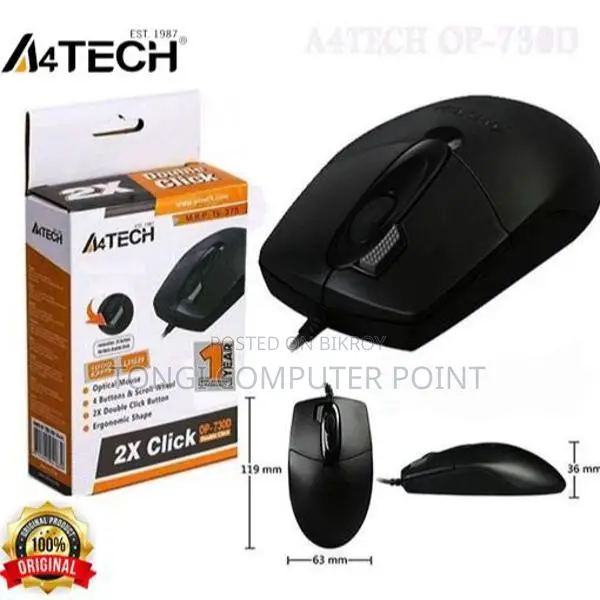A4 tech duble mouse 100% orginal