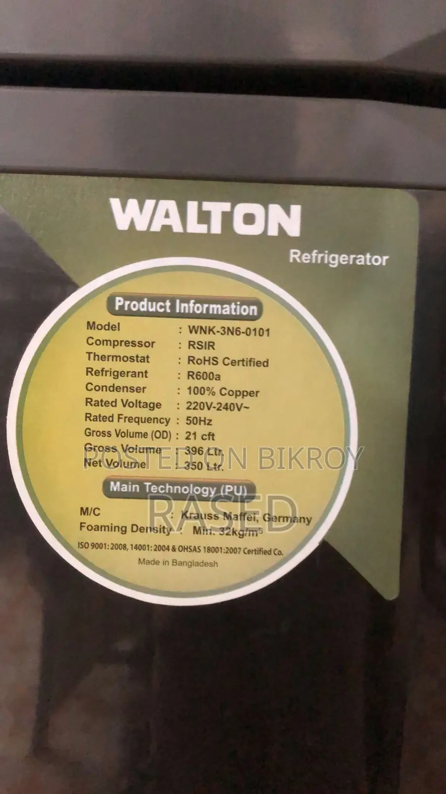 Walton Refrigerator for Sale