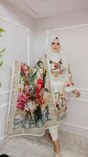 Butter Lawn Cotton Fabric