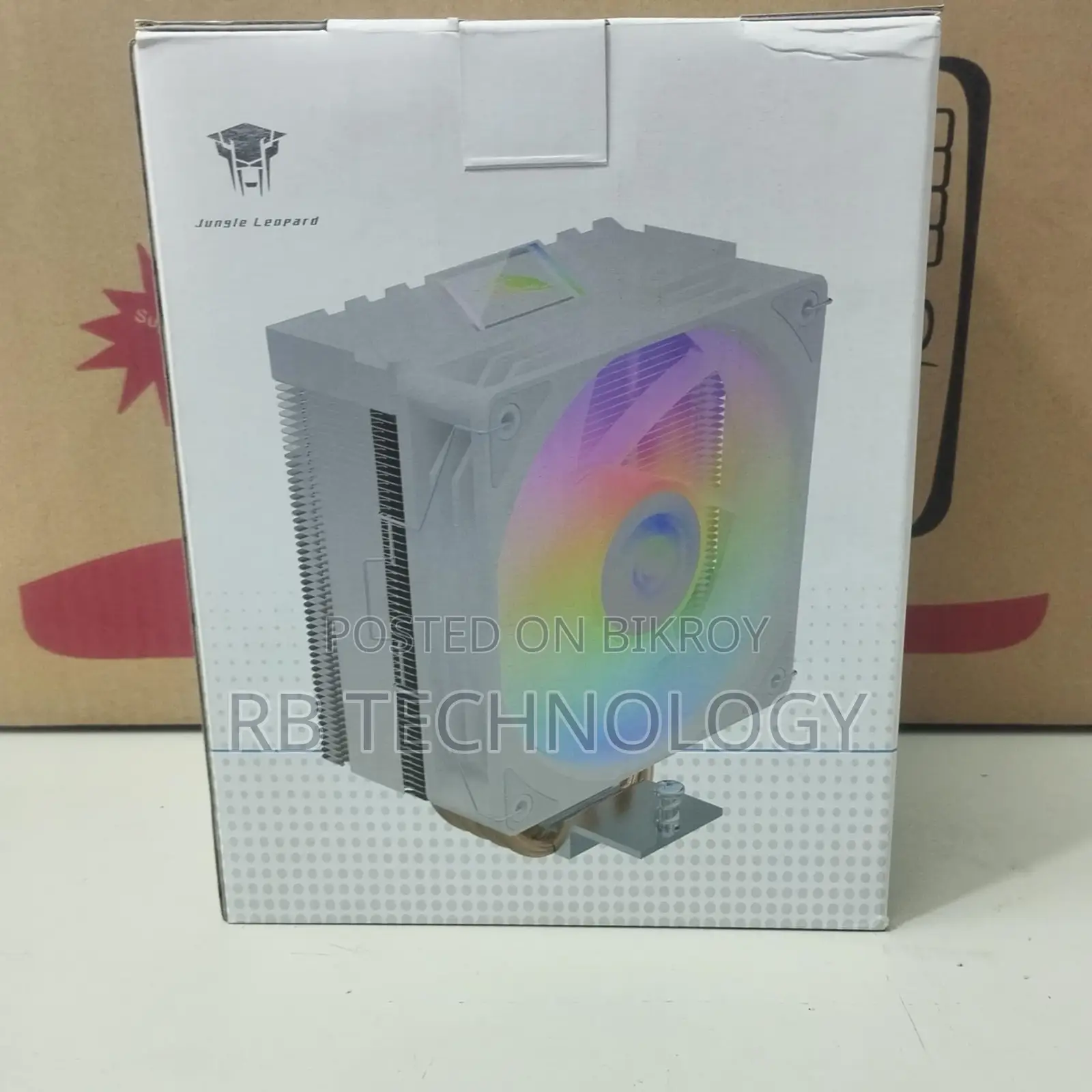 Jungle Leopard K400 RGB White \ Black CPU Cooler Fan