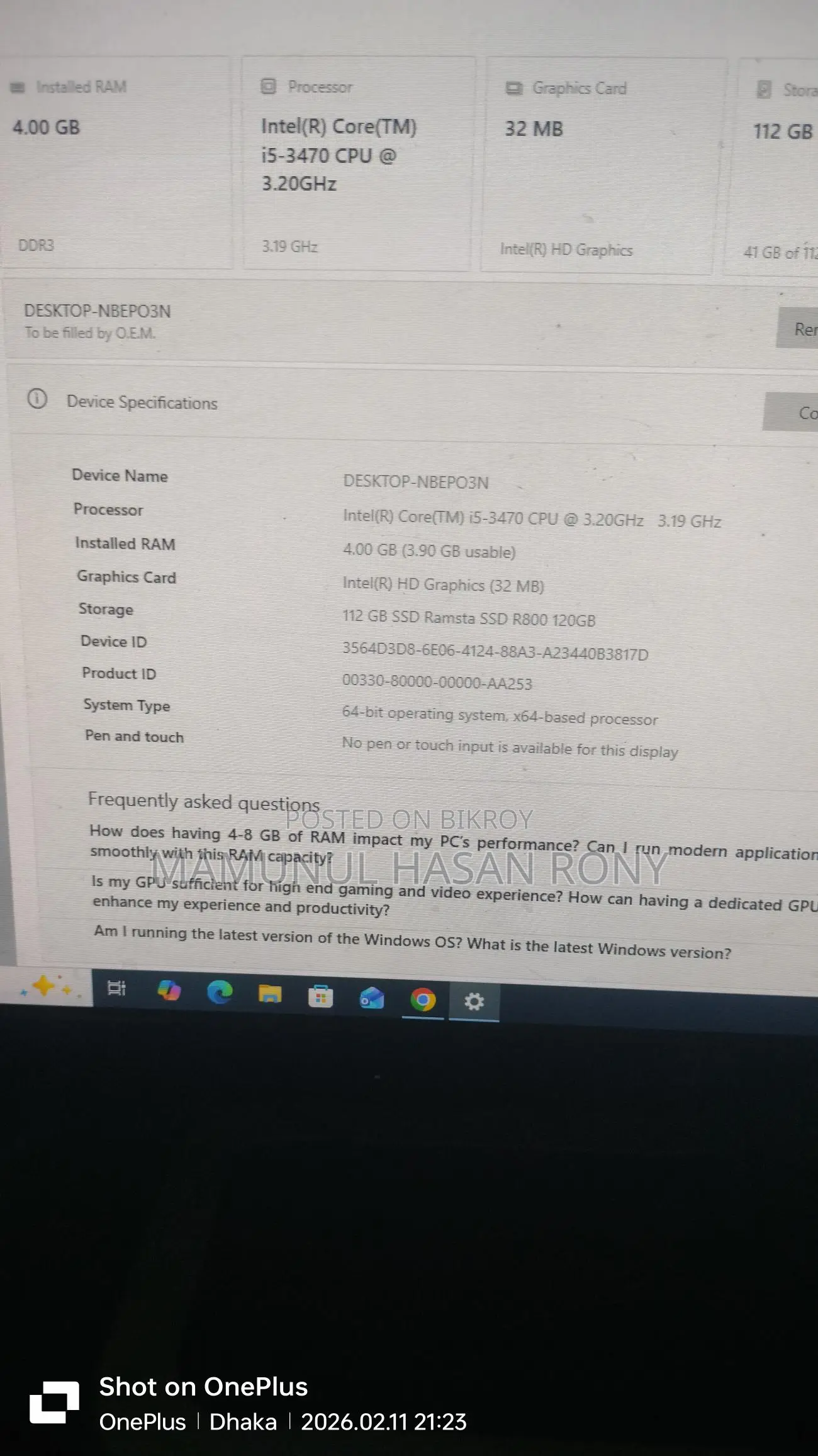 Desktop Computer