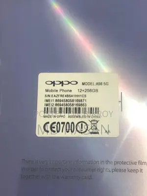 OPPO A56 12+256gb (Used)