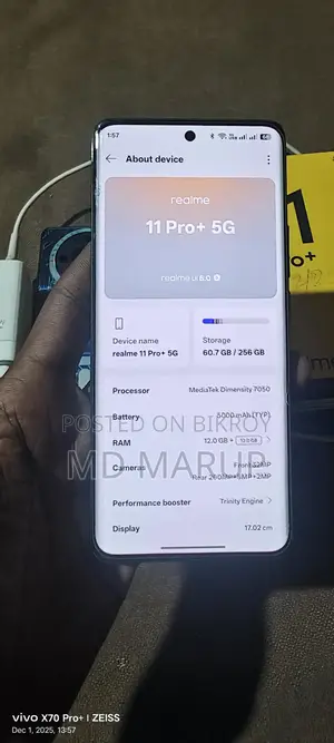 Realme 11 Pro RAM/ROM 12+12/256 (Used)