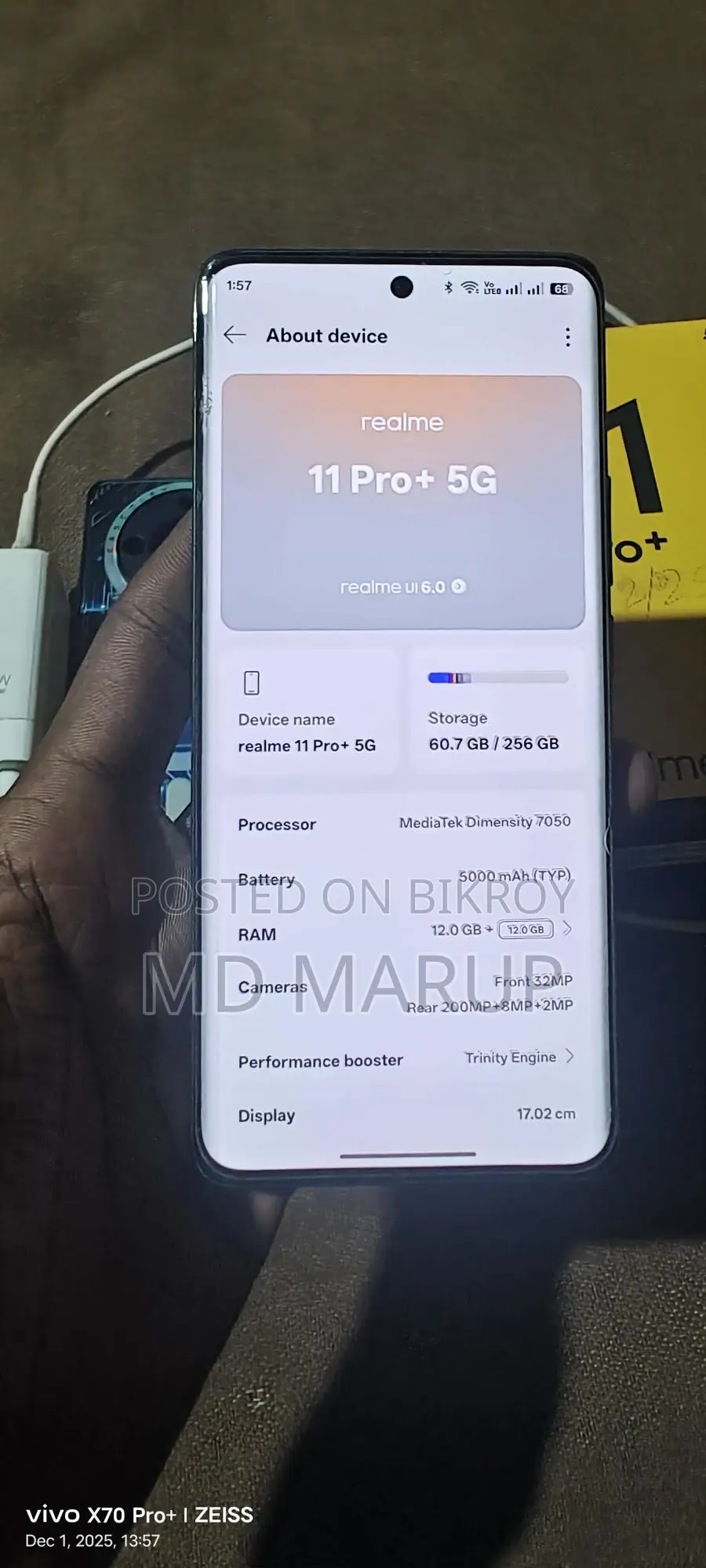 Realme 11 Pro RAM/ROM 12+12/256 (Used)